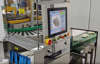 X光机检测包装剥皮蒜头